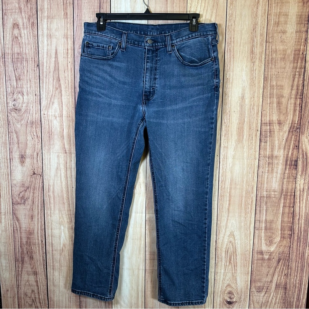 Levi’s Men's Jeans Size 36 X 28.5 Blue Denim Relaxed Fit Work Pants Medium Wash - Picture 3 of 17